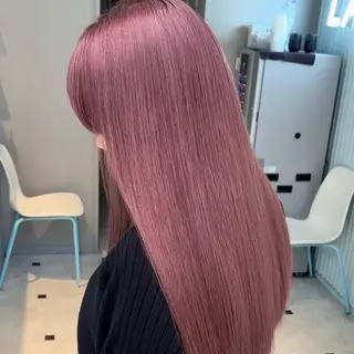 ロング 🎀愛されピンク ラベンダー💜ゆいのヘアスタイル