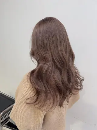 ロング カラー 🥞ベージュ系カラー 【すずきりほ】🥞のヘアスタイル