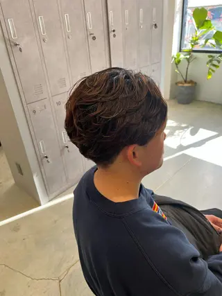 パーマ メンズ 福島 果音のヘアスタイル