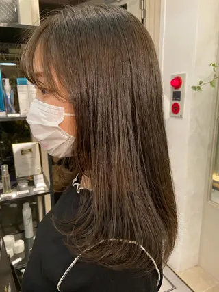 ミディアム カラー IVORY.所属・🟩白髪ぼかし/ボブ /ショートヘア/大司のヘアスタイル