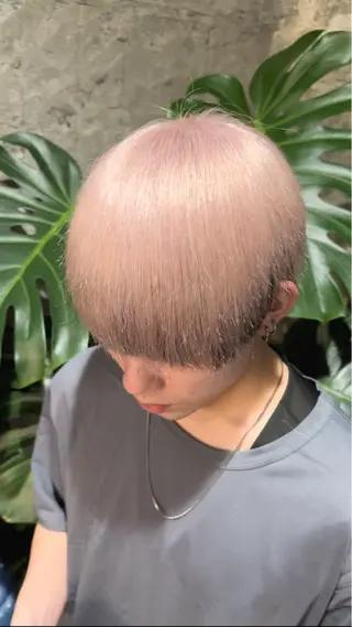 ショート カラー メンズ ハイトーン特化🌟 カワシマシュンスケのヘアスタイル