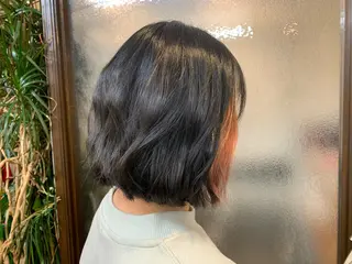 ミディアム カラー 大人女性ぼかし メンズ強化🦙平作のヘアスタイル