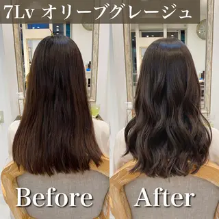 ロング カラー ブリーチなし✨艶髪 カラー𓃲YAGIのヘアスタイル