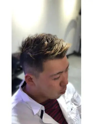 カラー メンズ 髪質改善ストレートo rメンズスタイル今岡のヘアスタイル