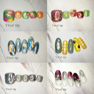 ネイル Viva!tip所属・Viva!tip ビバティップネイルのネイルデザイン