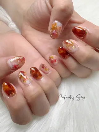 ネイル infinity skyのネイルデザイン