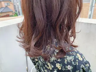 ミディアム カラー タカハシ ハヤトのヘアスタイル