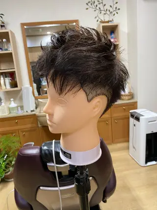 ショート メンズ 浅見 天翔のヘアスタイル