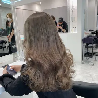 セミロング カラー 🌿透明感赤み消し Keishin🌿のヘアスタイル