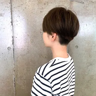 ショート カラー 二宮 早智子のヘアスタイル