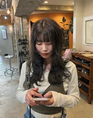 セミロング カラー GATTACA所属・KEI gattacaのヘアスタイル