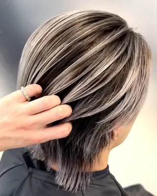 カラー メンズ レディースカット いからしゆうたのヘアスタイル