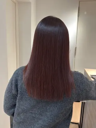 セミロング 🫧コウノミナ /縮毛矯正🫧のヘアスタイル