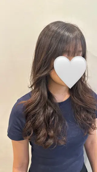 ロング パーマ ブリーチ/パーマ ／まなみ🤍のヘアスタイル