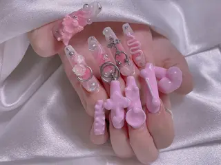 ネイル 長さだし専門店 M2　rikaのネイルデザイン