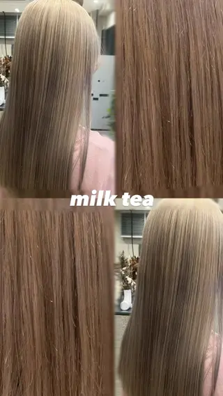 カラー 紅/艶カラー/ 透明感カラーのヘアスタイル