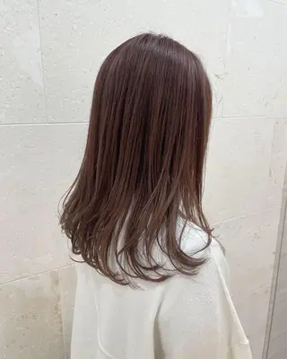 ロング カラー 斉藤 貴也のヘアスタイル