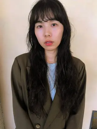 ロング パーマ kotomi .のヘアスタイル