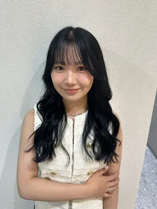 セミロング カラー 🪞個室サロン/韓国 艶髪/keito🪞のヘアスタイル