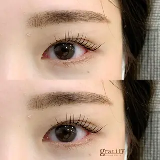 マツエク・マツパ アイブロウ gratify Oguraのマツエク・マツパデザイン