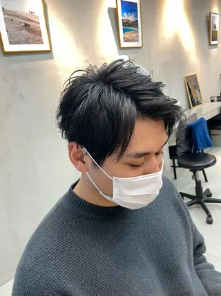 ショート メンズ mee.表参道所属・ボブ/ショート /パーマ/shinのヘアスタイル