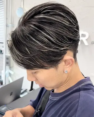 カラー メンズ LIBER🫧AKO 🫧メンズのヘアスタイル