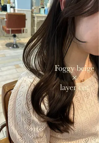 ロング カラー 柔らかカラー🫧🌱 ナナコのヘアスタイル