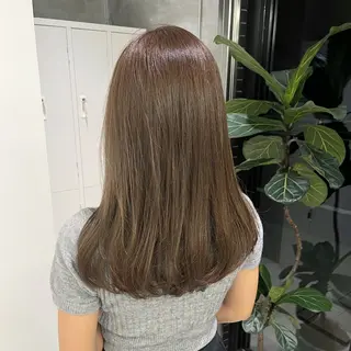 セミロング カラー 結衣/ 無料カットモデル🎀のヘアスタイル