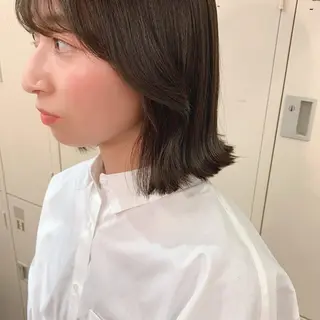 ミディアム カラー ヘアアレンジ 代表🎀 ふわモテ愛 され髪🩷yumiのヘアスタイル