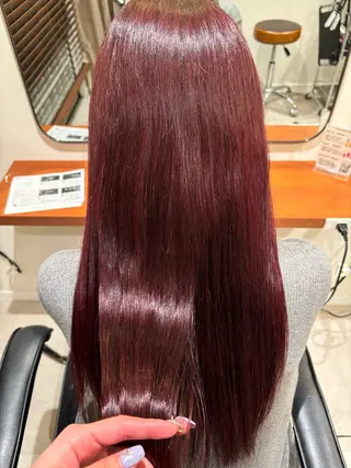 ロング カラー Uil所属・ながこ /透明感カラーのヘアスタイル