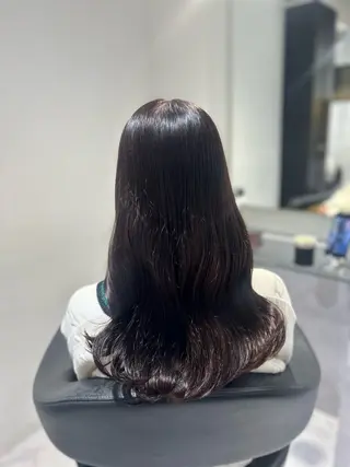 ロング カラー 表参道/透明感カラー /暗髪/ジュキヤのヘアスタイル