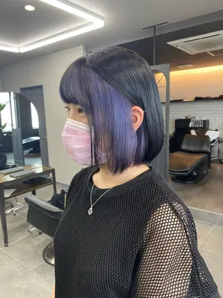 ショート maco 艶感ハイトーン🦋のヘアスタイル