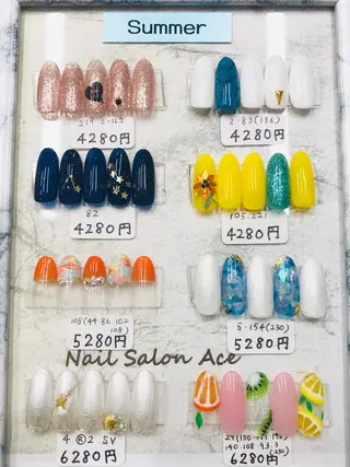ネイル Beauty Salon Ace（ネイルサロン　エース）所属・池袋フィルイン Ace♡長さだしのネイルデザイン
