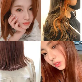 カラー 大迫 江梨のヘアスタイル