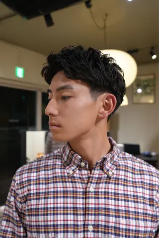 メンズ メンズパーマ いしだ りょうのヘアスタイル