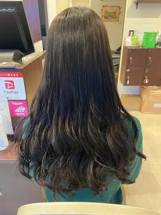 ロング カラー 美容室 Jフィドルファドル所属・わきた かずなのヘアスタイル