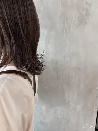 ミディアム カラー ヘアアレンジ stylist/蛯谷 珠里のヘアスタイル