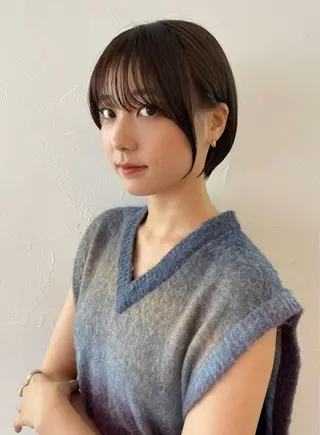 ショート 縮毛矯正 宮本晃成のヘアスタイル