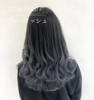 ミディアム カラー 代表/七瀬/ギャル/ シールエクステ/渋谷のヘアスタイル