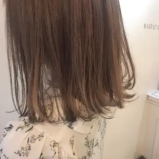 ミディアム カラー stylist🎨 aye牧野莉香のヘアスタイル