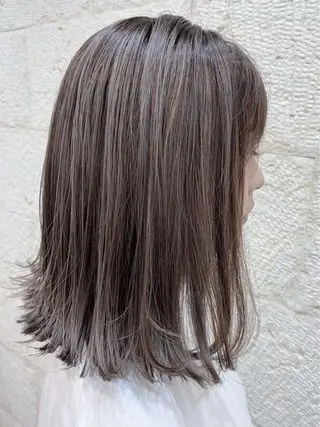 ミディアム カラー 🎀 ひ な 🎀のヘアスタイル