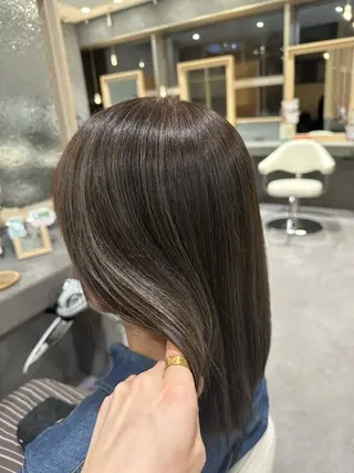 ミディアム La　Belleme byAK所属・脱白髪染め/ 木下希望のヘアスタイル