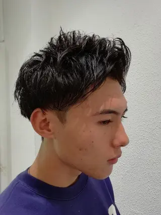 メンズ パーマ Ash 店長 木村 和人のヘアスタイル