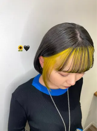 ショート カラー ハイトーン/透明感 カラー/下出有沙のヘアスタイル