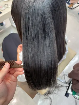 セミロング かずや🍀/髪質改善 /艶髪カラー/眉毛のヘアスタイル