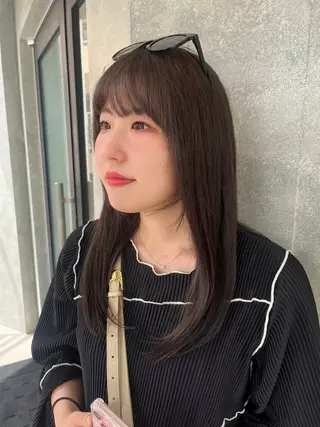 ミディアム loulou所属・透明感カラー 💎飯塚ゆうきのヘアスタイル