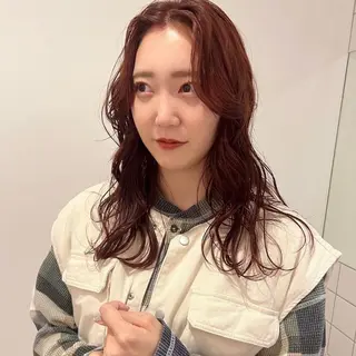 ロング カラー arisa/暖色 /伏見/レイヤーのヘアスタイル
