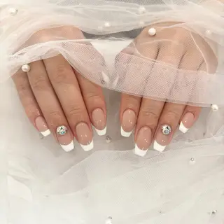 ネイル ＿WHITE+南海難波店所属・_WHITE+ 南海難波店のネイルデザイン