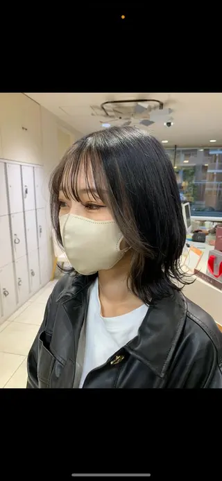 ミディアム カラー パーマ職人 渡邊　優雅のヘアスタイル