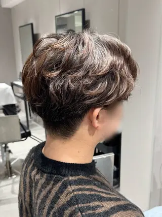 パーマ メンズ 【𝐀𝐬𝐡-池袋 】ひな 🎀💭のヘアスタイル